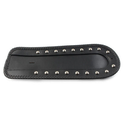 Studded Leather Rear Fender Bib Solo Seat for Harley Sportster XLH 1200 883
