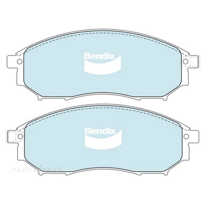 Front Disc Brake Pad Set GCT for Nissan 350Z Z33 (2005-2009)