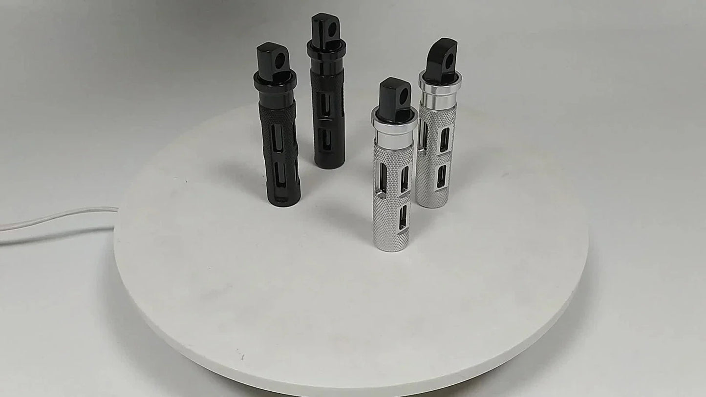 Black Foot Pegs for Harley CVO Street Glide FLHXSE (2023-2024)