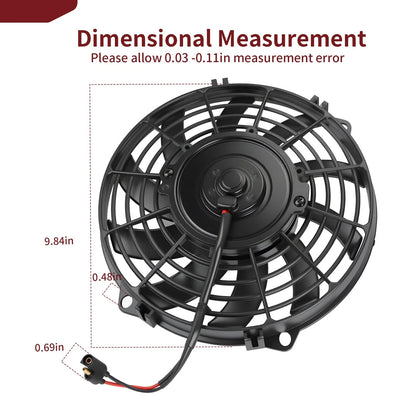 Radiator Cooling Fan Motor for Polaris Xpedition 425 4X4 (2000–2002)