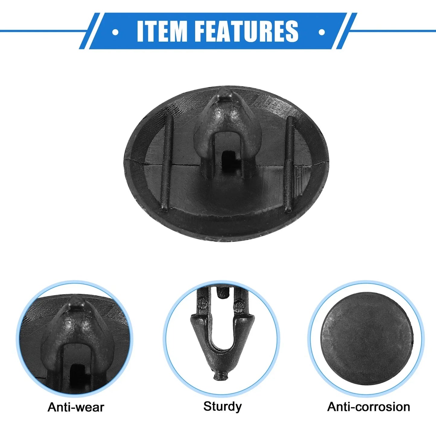 10 x Hood Retainer Clips for Toyota Lexus Insulation Clips ( Specified)