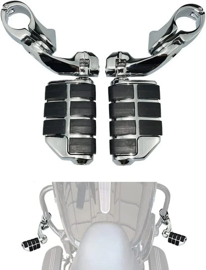 1.25" Adjustable Foot Pegs for Honda, Kawasaki, Suzuki, Yamaha, Harley