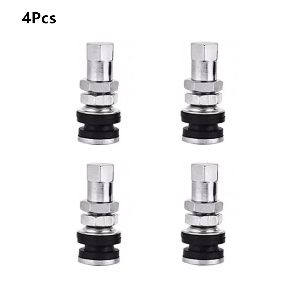 4 Pcs 11.5mm Wheel TR161 Bolt-In Tyre Valve for Universal Cars & Motorcycles