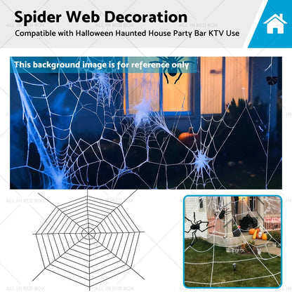 Spider Web Decoration for Halloween Home Bar KTV Wall Scene