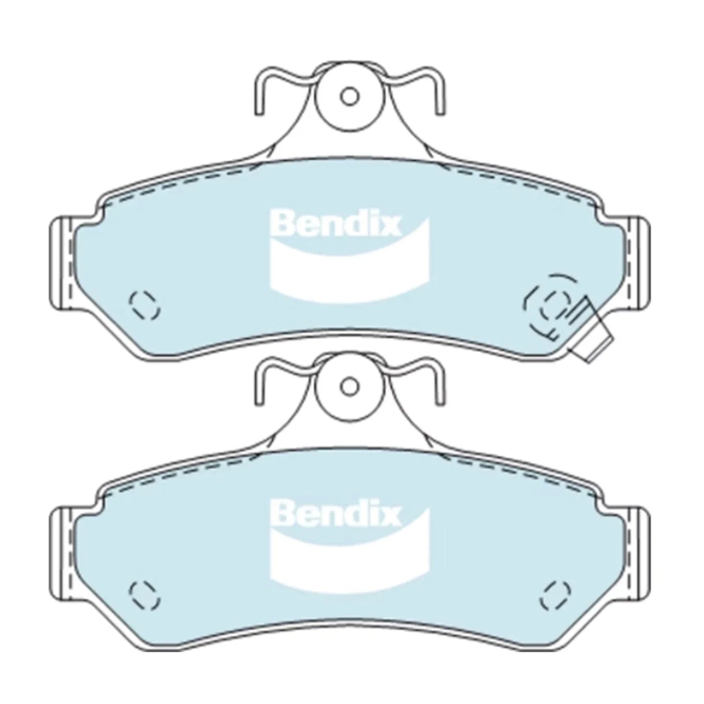 GCT Rear Disc Brake Pad Set for Camry (2002–2017)