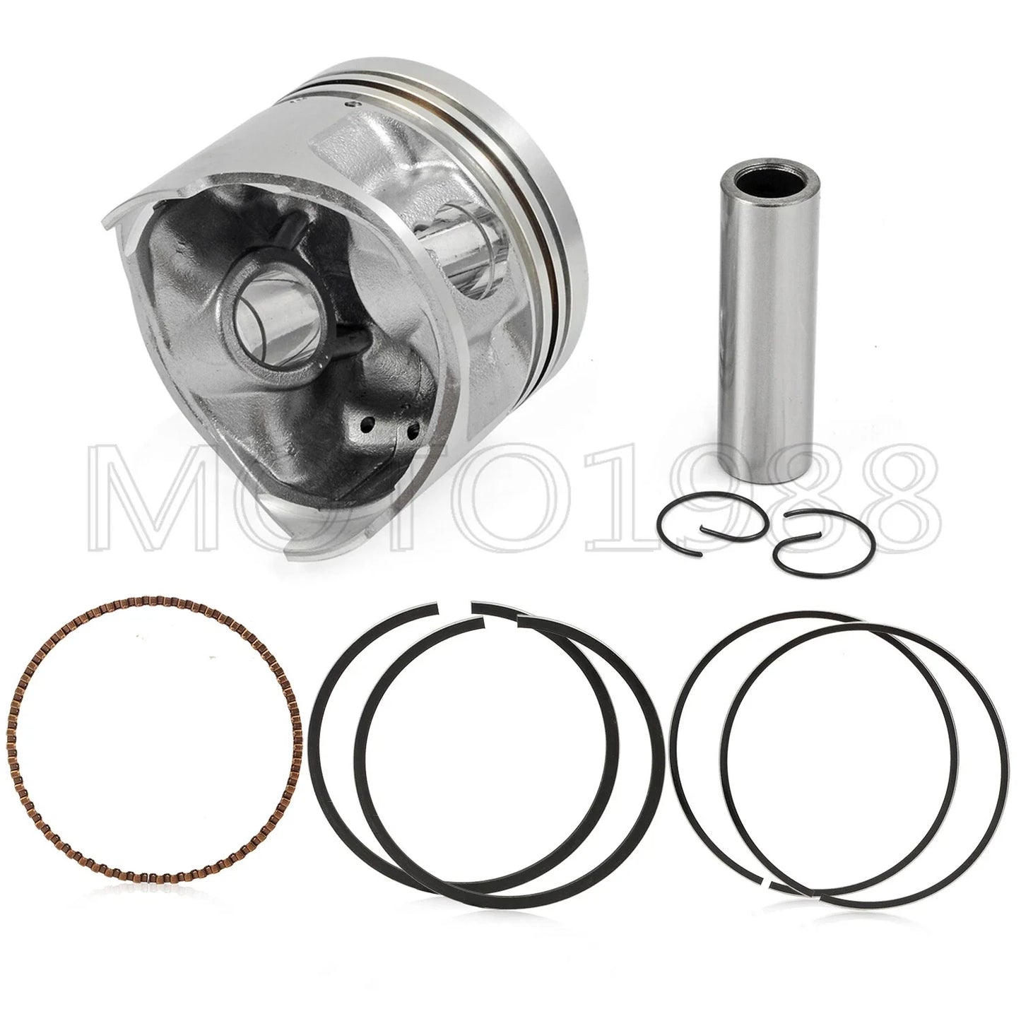 Oversize 0.25mm Piston Gasket Valve Rebuild Kit Yamaha Cart (1996–2010)