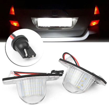 LED License Plate Lights for Honda Fit Jazz Odyssey CR-V (2001-2023)