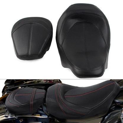 Low-Profile Driver Passenger Pillion Seat for Touring Road Glide CVO (2009-2022)