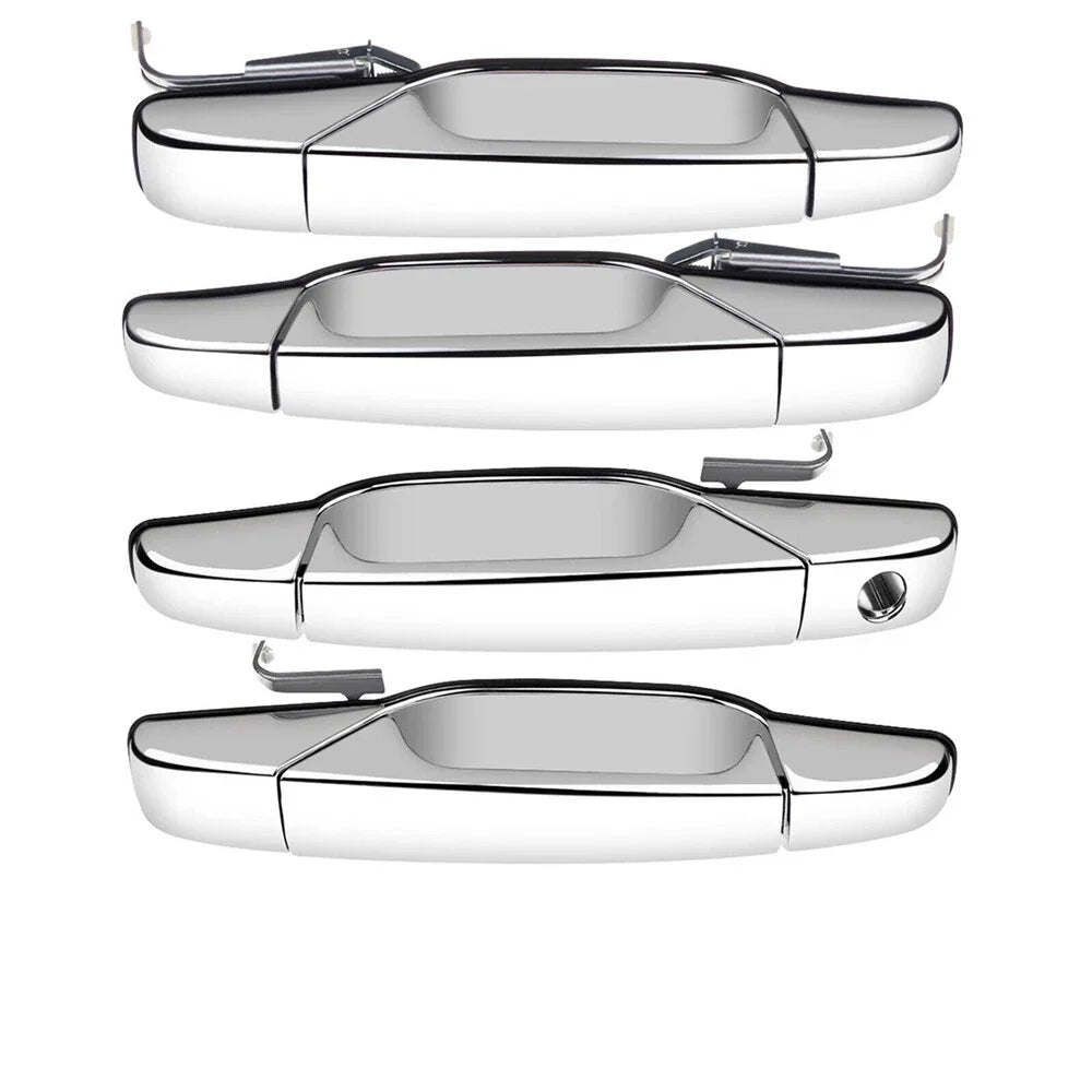 Chrome Car Door Handle Front Left Right Rear for GMC Yukon Sierra Silverado (2007-2014)