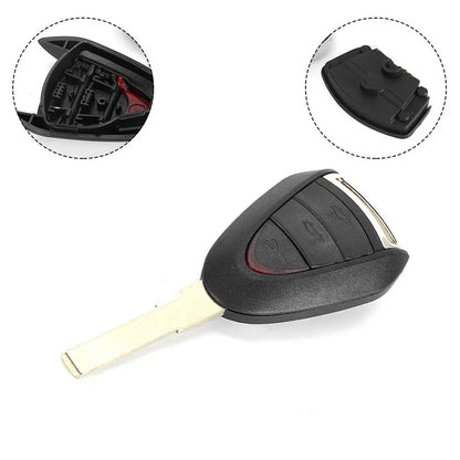 3 x Remote Key Fob Case Shell Blade for Porsche Cayman
