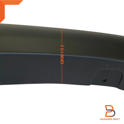 Matte Black Smooth Fender Flare Arch for Toyota Hilux Revo Widebody 18-20