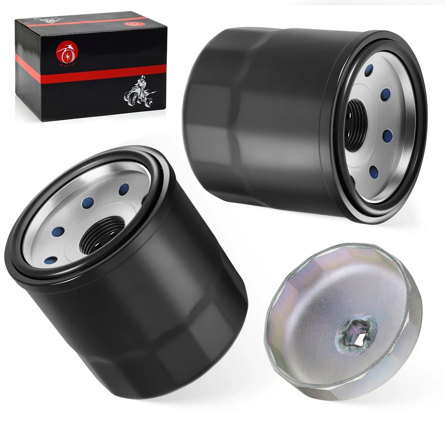 2 x Oil Filter & Tool for Yamaha (2000–2023)