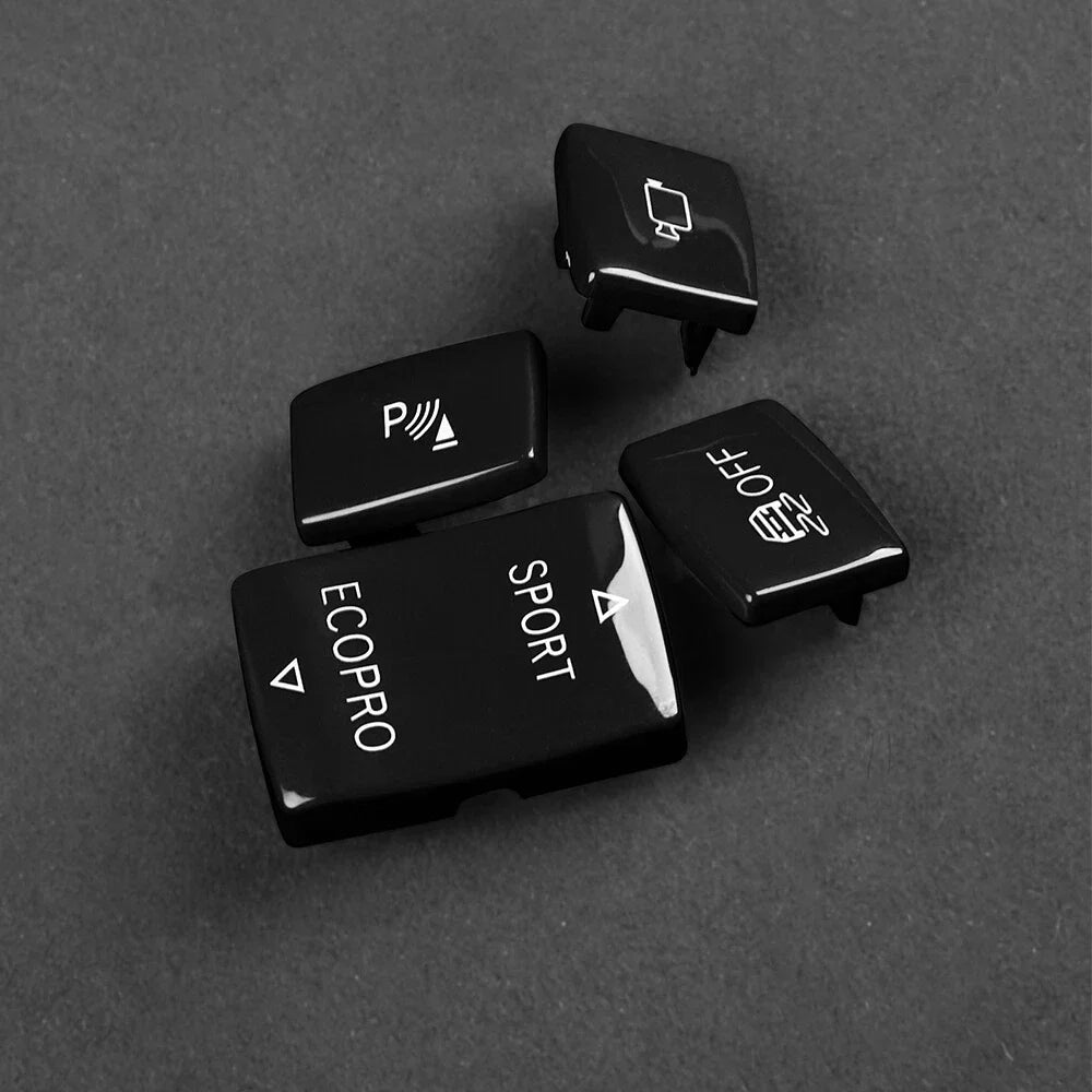 4Pcs Gear Shift Switch Button Covers for BMW 4 Series F32/F33/F36 (2014-2019)