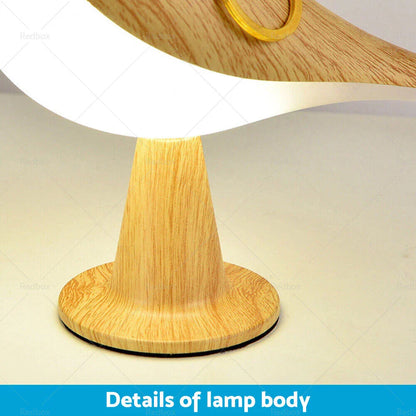 LED Touch Table Lamp - Modern Magpie Bird Night Light for Bedroom
