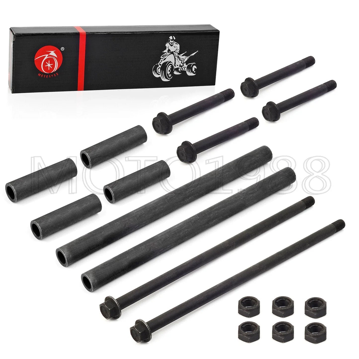 Front Arm Bushing Bolts Nuts Shaft Collars for YAMAHA Banshee (1987–2006)