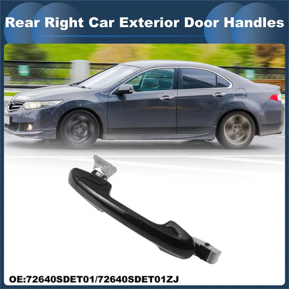 Rear Right Exterior Door Handle for Honda Accord (2003-2007) Black