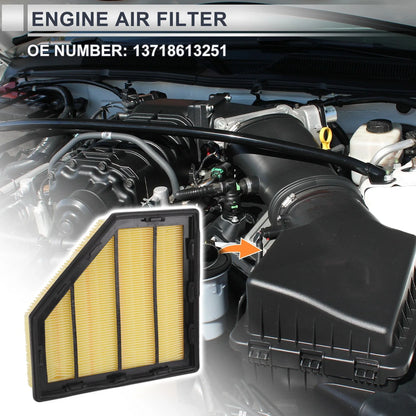 Engine Air Filter for BMW 540i Base 3.0L L6 (2018-2020)