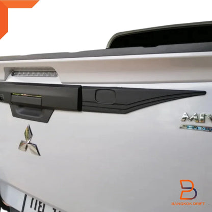 Matte Black Rear Tailgate Handle Cover for Mitsubishi Triton Ute (2019-2023)
