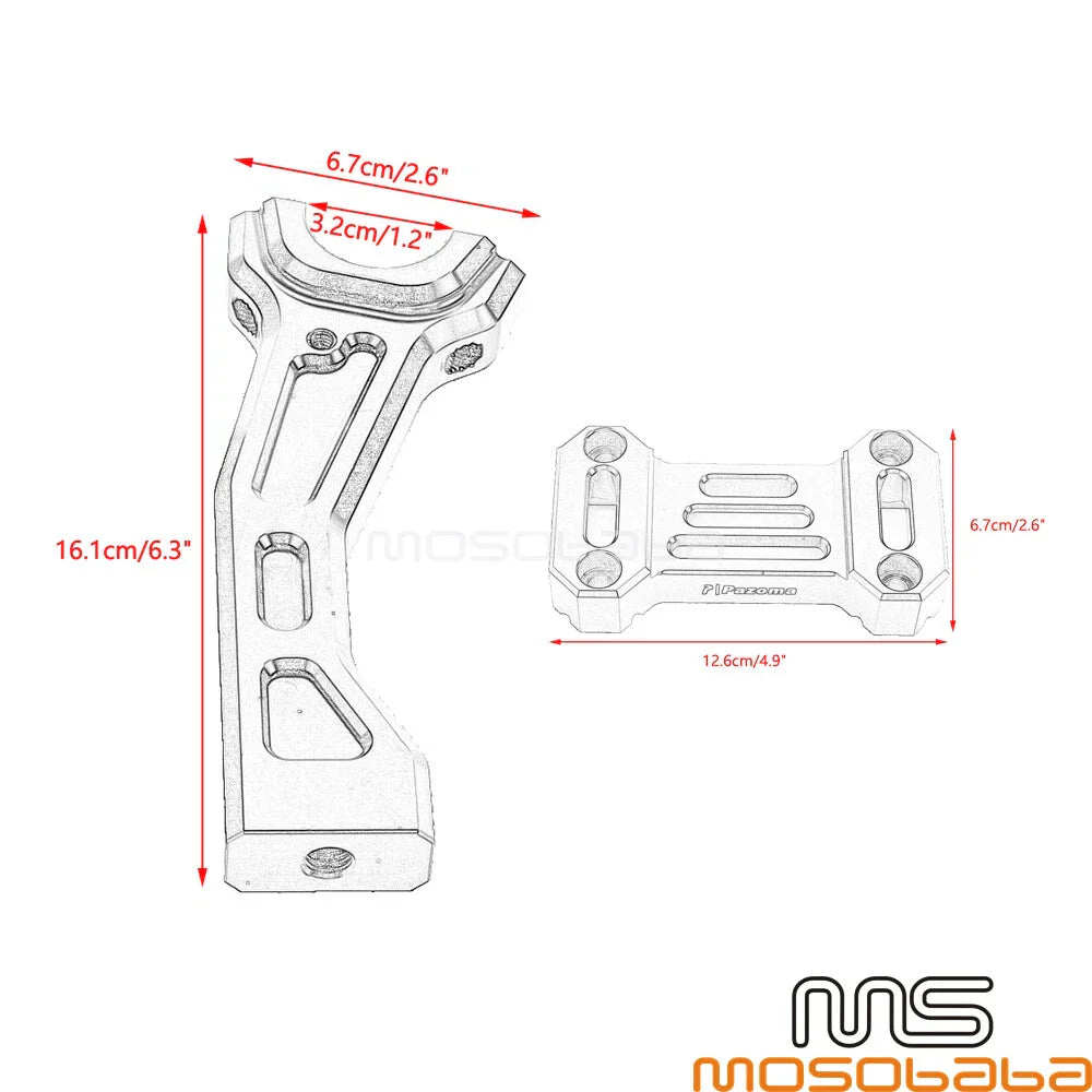 6.3" Pullback Handlebar Risers for Harley Pan America 1250 CVO (2021-2023)