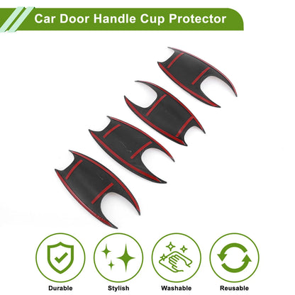 Cup Protector for BMW X3 Carbon Fiber Black 4 Pcs (2022-2023)