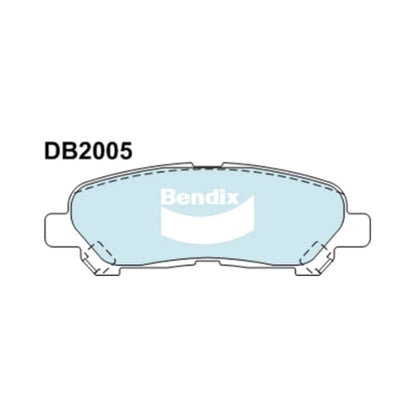 HD Rear Disc Brake Pads Set for Toyota Kluger (2007–2014)