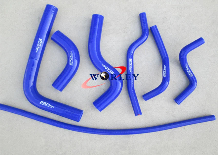 Aluminum Radiator + Blue Hoses for Suzuki Sierra 1.0L 1.3L (1981-1996)