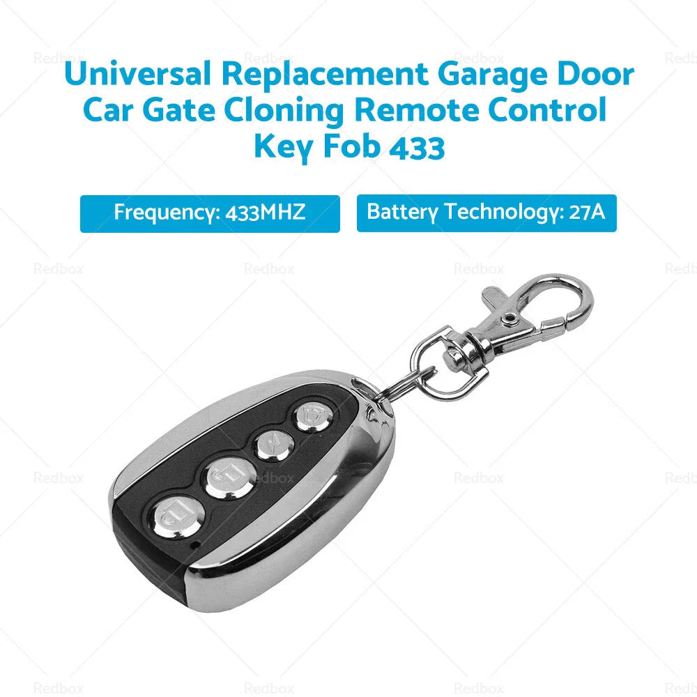 433Mhz Universal Garage Door Remote Control Key Fob