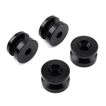 Black Motorcycle Trunk Base Plate Tail Box Pad Bracket Spacer