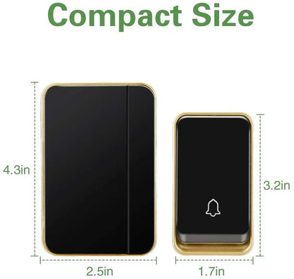 Waterproof Wireless Doorbell - No Battery Required for K0606