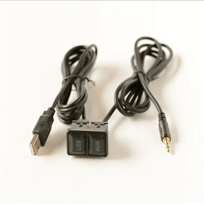 USB Extension Cable with Dust-proof Cover for Car Dash Mount