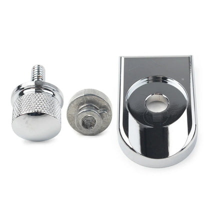 Rear Fender Seat Bolt Nut Cover Chrome for Harley XL Dyna Softail (1996-2023)