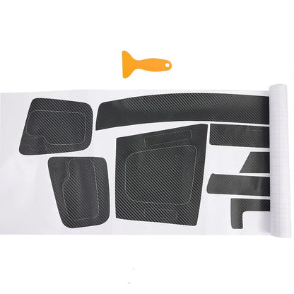 3D Carbon Fiber Interior Dash Wrap Trim Stickers for 3 Series E46 (1998–2005)