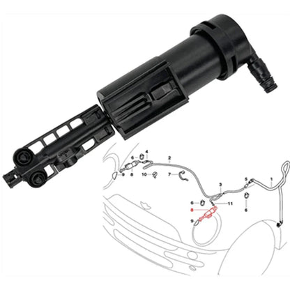 Front Left Headlight Washer Pump for Mini Cooper Hatchback Convertible (2002-2008)