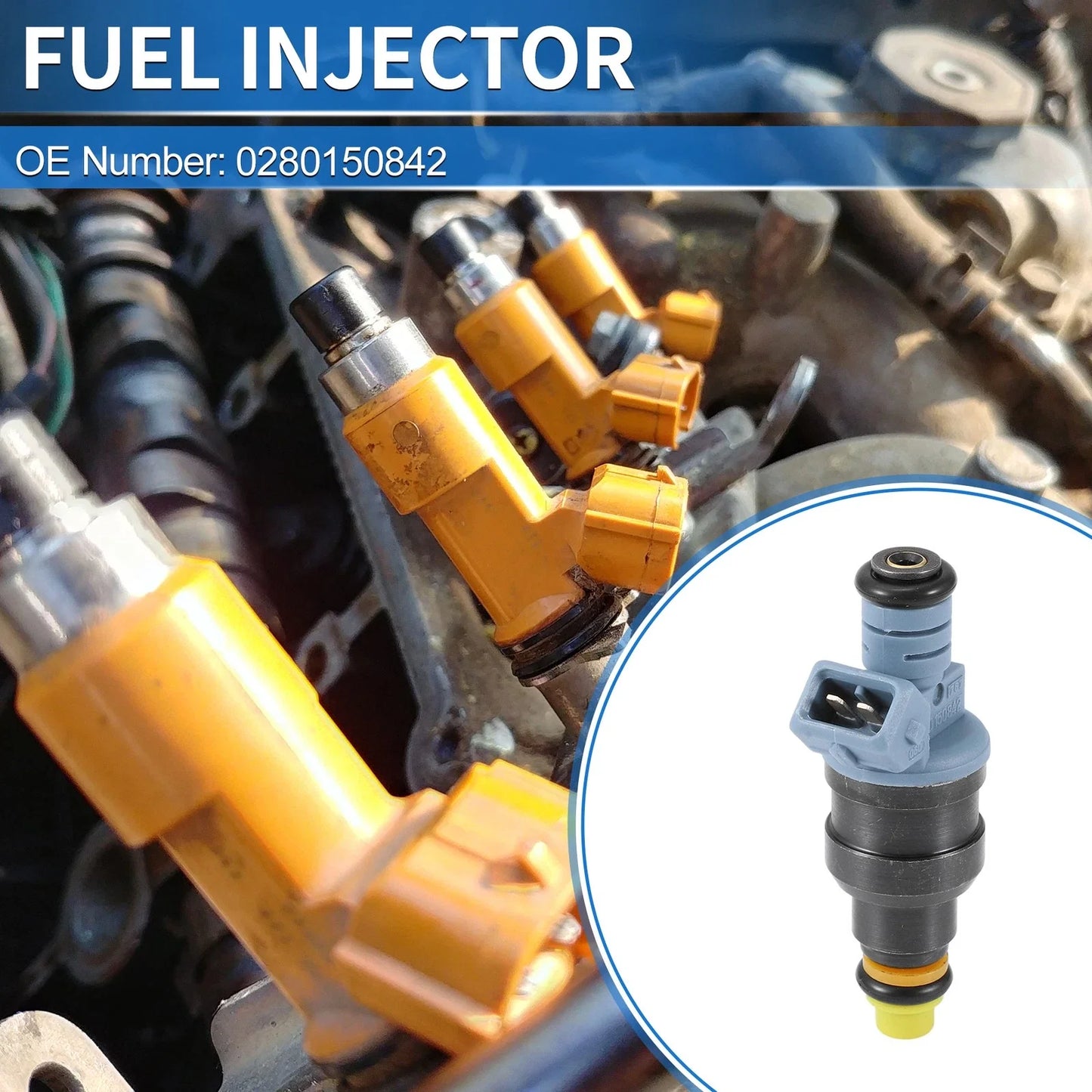 1 Pcs Fuel Injector for Audi S4 (b5) (1997 - 2001)