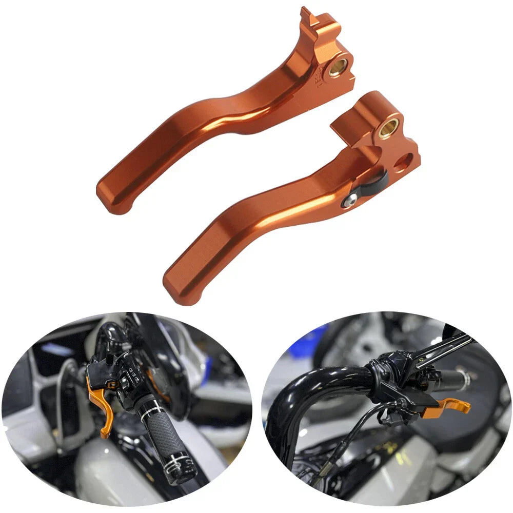 Adjustable Hand Brake Clutch Lever Kit for Harley Sportster Iron XL1200NS (14-22)