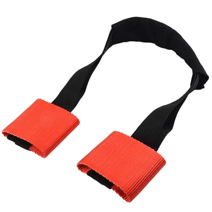 Red Handlebar Strap for Motorcycle Transport