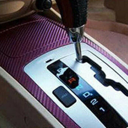 50x12 Car Purple Carbon Fiber Vinyl Wrap Sticker Interior Panel