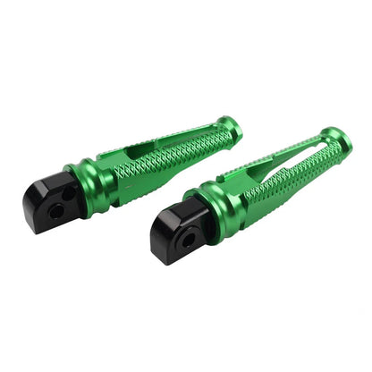 Green Foot Pegs Rear Passenger Footrests for Yamaha YZF R1 R6