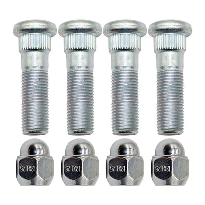 Thread Size 1.25 Wheel Hub Bolt Stud & Nut Set for Forester Set of 4