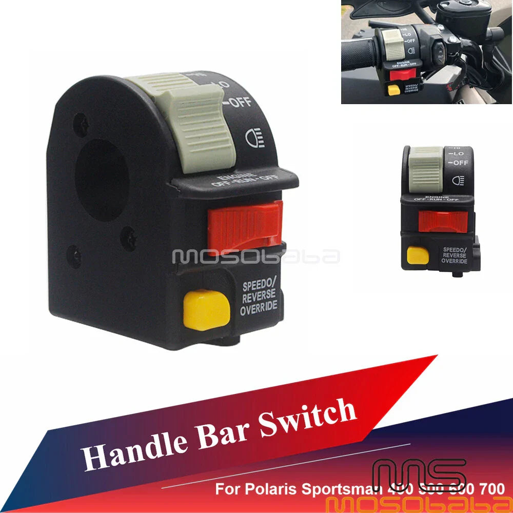 Hi/Lo Mode Light Kill Stop Switch for Polaris Sportsman, Magnum