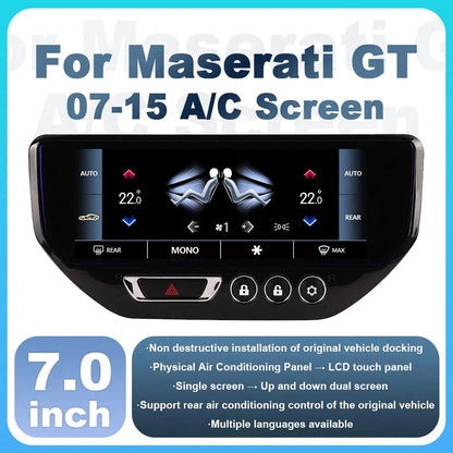7" Climate Screen AC Control Panel for Maserati GT (2007-2019)