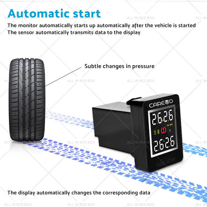 External Sensors Tyre Pressure Monitoring System for Toyota Hilux