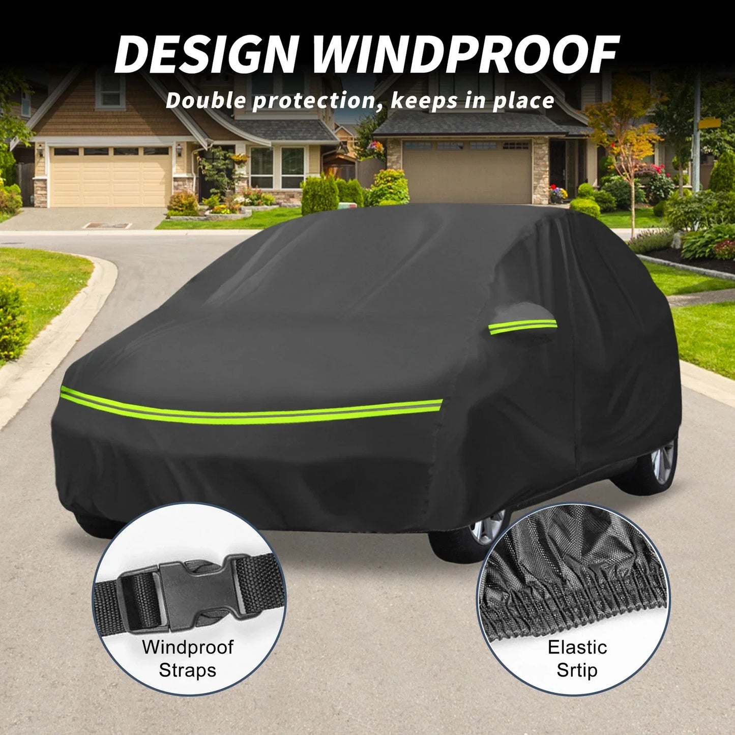 Waterproof 225D-PU Car Cover for Mercedes-Benz B-Klasse W246 W247 (2011-2022)