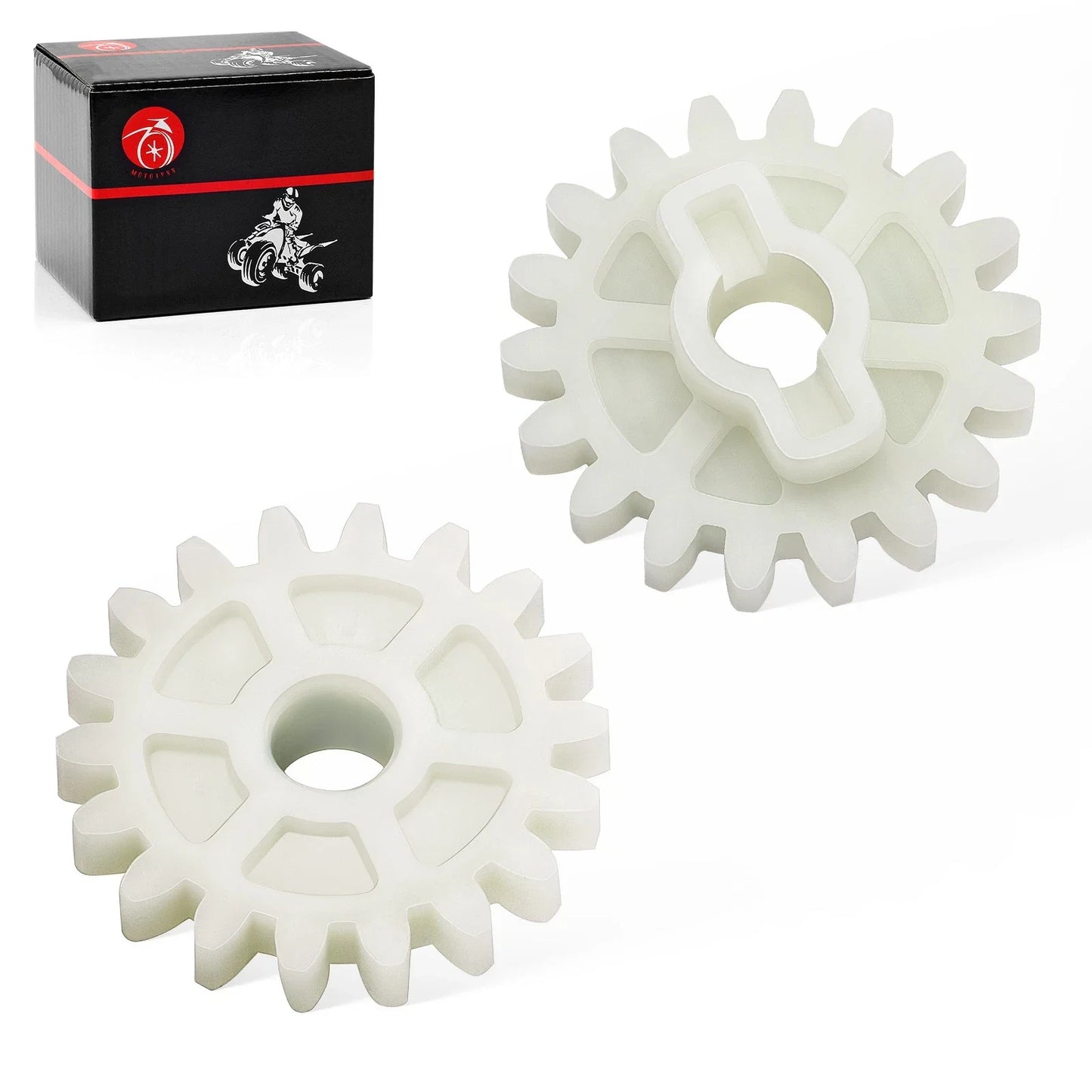 2 x Oil Pump Driven Gear 18T for Honda CRF250R CRF250X (2004–2023)