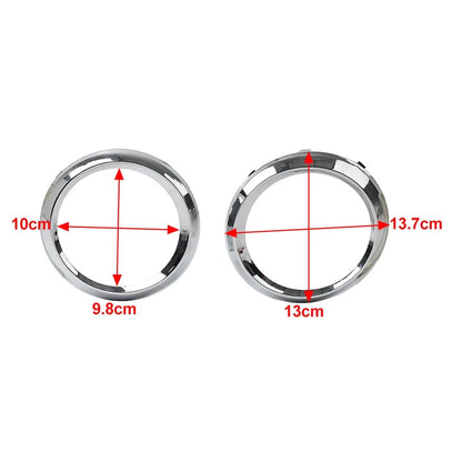 Left Fog Light Bezel Cover Chrome Trim Ring for Toyota Sienna (2011-2017)