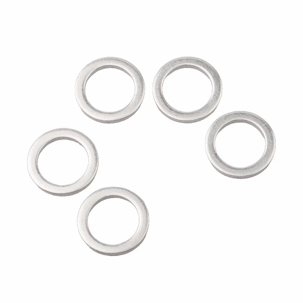 5 Pcs Engine Oil Drain Plug Gaskets for Hyundai Accent, Veloster, Kia (2011-2023)