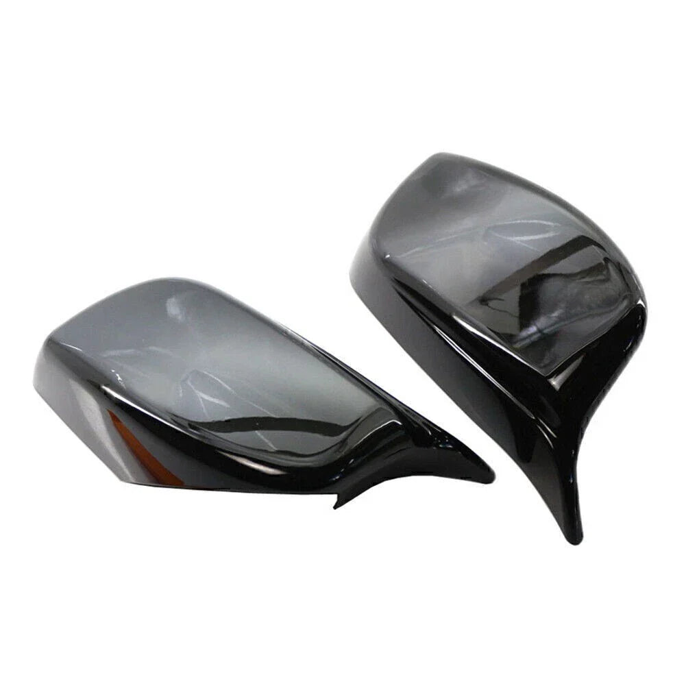 Rear View Mirror Cover Trim Black for BMW E60 E61 (2004-2007)