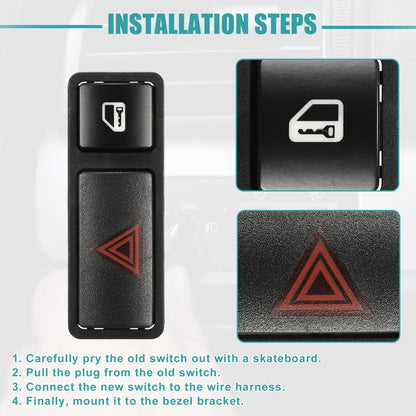 Emergency Light & Central Locking Switch for BMW 323Ci (2000 - 2006)