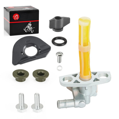 Fuel Valve Petcock + Fuel Mark Plate 2 x for Honda TRX450R (2004–2009)