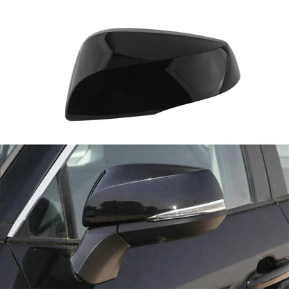 Glossy Black Left Side Mirror Cover Cap for Toyota RAV4 (2019-2023)